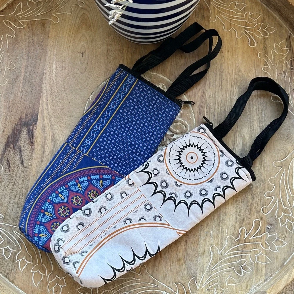 Quilted Wine Bags New set of 2